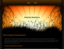 Tablet Screenshot of antoinesolutions.com